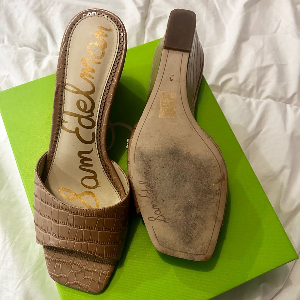 New Sam Edelman Summer Wedges - Picture 3 of 4